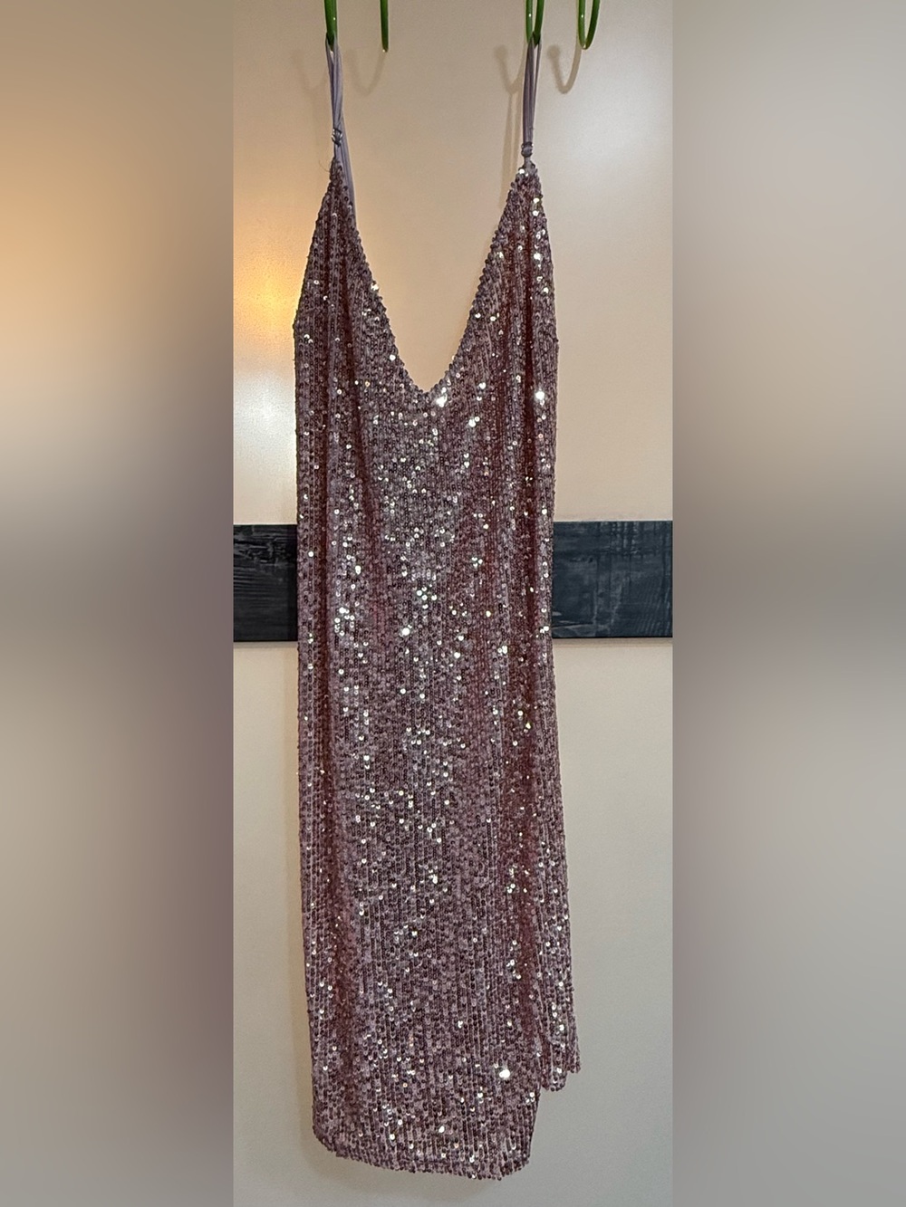 Victoria's Secret light pink Sequin mini dress EUC
